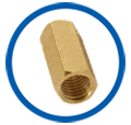 Brass Hex Coupling Nuts
