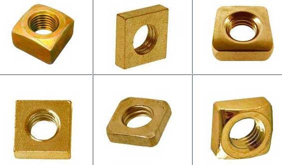 Brass Square Nuts