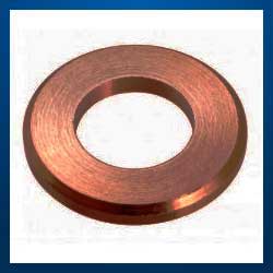 Machined Copper Washers Copper flat washer Copper Washer Din 7603 Brass Washers Copper washers DIn 125 Din 126 washers Machined Washer Manufacturer from Mumbai and Jamnagar